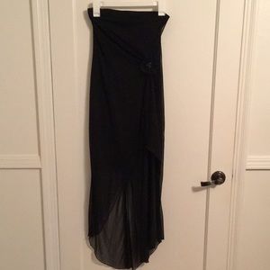 Strapless cocktail dress